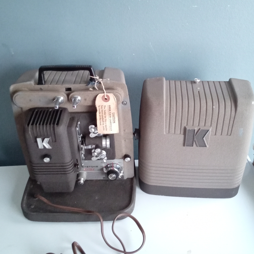Keystone 8mm Film Projector K-51 Vintage Movie‎ Projector With Case